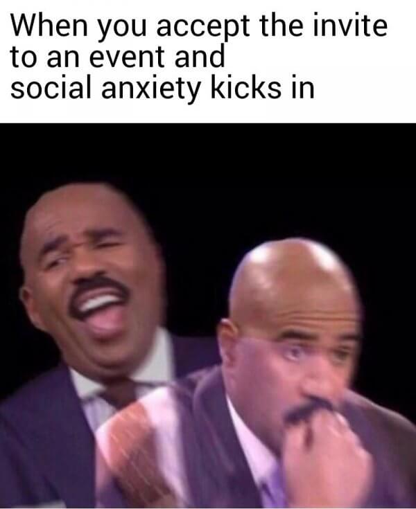 social anxiety meme